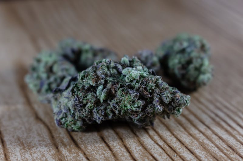 Close-up of premium cannabis bud